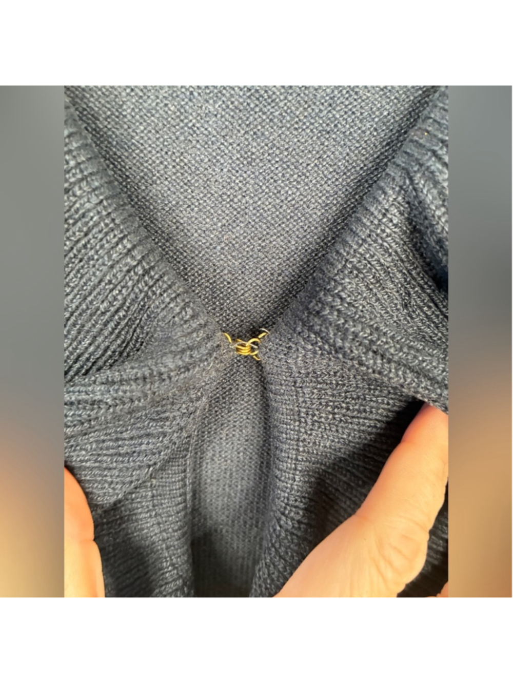 Lilly Pulitzer Navy waterfall 100% cashmere cardigan size s #0042 - Picture 13 of 15